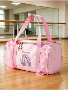Korean Style Children's Dance Bag, Girls' Ballet Dance Bag, Fashionable Practice Shoulder Handbag Backpack Little Princess - A - View 7