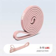 5-85磅多級乳膠健身阻力帶,適用於瑜伽力量訓練,便攜式多功能健身房運動阻力帶,男女通用,引體向上輔助帶,長款高彈性拉伸帶 - 彩色 - 查看 17