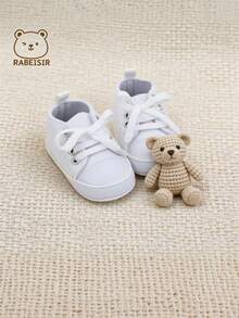 RABEISIR Sepatu Kets Bayi - Putih - View 4
