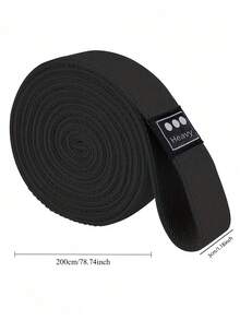 Yoga Elastikband Yoga Fitness Dehnband Tanz Widerstandband für Männer und Frauen Fitness Heimgym Ideal für Sport Krafttraining Bodybuilding und Pilates Trainingsausrüstung Gym Zubehör - Verschiedenfarbig - Übersicht 10