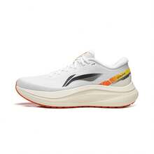 Zapatillas de running Li-Ning YUEYING 6 para hombre con amortiguación optimizada, diseño de puntera ancha, adecuadas para competición profesional en clima cálido, ARHW017 - Blanco - Ver 4