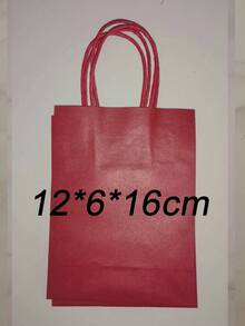 10pcs Colored Gift Wrapping Paper Bag Valentine Day - Multicolor - View 16