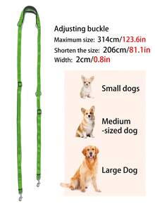 1PC Double-Layer Foam Handle Anti-Chafing 2-In-1 Dog Leash, Multifunctional Crossbody Reflective Waist-Tie Running Pet Leash, Suitable For Medium And Small Pets Outdoor Use - Multicolor - View 11