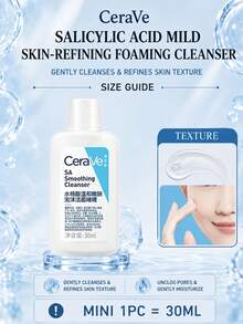 CeraVe Cetaphil 潔面凝膠 正裝 236ml + 試用裝 30ml，溫和去角質、控油，日常與旅行護膚適用 - 絲塔芙水楊酸嫩膚溫和潔面啫咖哩 - 查看 12