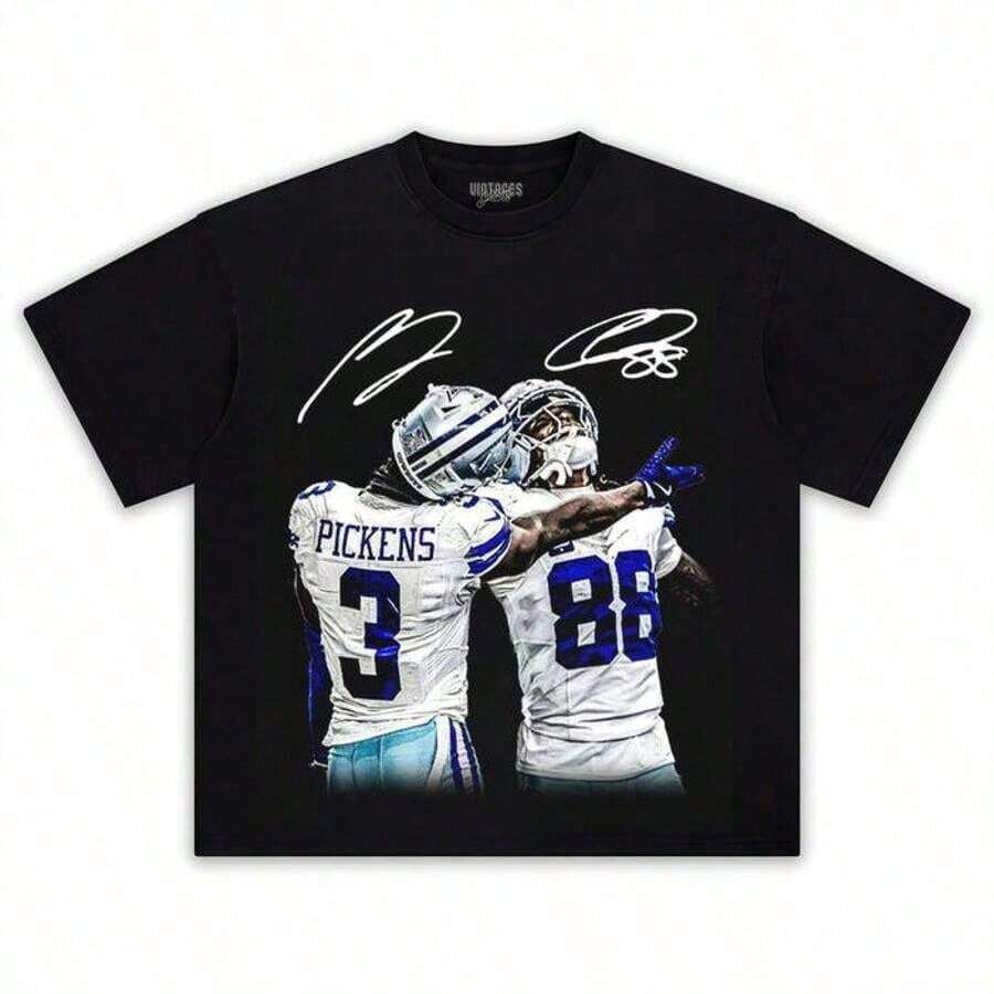 Men T-Shirts - 黑色 - 查看 1
