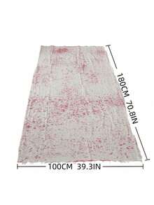 Halloween Bloodstain Shawl Cover, Horror Halloween Blood-Dyed Fabric, Perfect For Halloween Party Decoration And Pranks - Multicolor - View 2