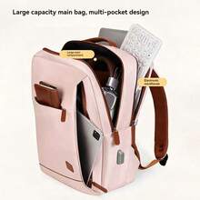 Cabin Travel Backpack 44x32x18, Suitable For Ryanair, Carry-On Cabin Bag 44x32x18, Women's 15.6 Inch Laptop Bag, Student Carry-On Backpack, Back To School Essential - Multicolor - View 4