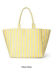 (Custom) Korean Style New Personalized Embroidered Letter Checkerboard Tote Bag, Large Capacity Canvas Commuter Shoulder Bag, Beach Bag, Ideal For Outdoor Travel And Back To School Season, Unique Holiday Gift, Graduation Gift, Mother's Day Gift, Souvenir Gift - Multicolor - View 15