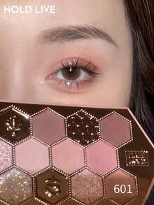 Paleta de Sombras de Ojos con Strass Panal HOLD LIVE 601 - 601 - Ver 6