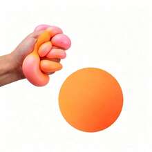 1pc Creative Color-Changing Flour Ball, Moldable Fluid Daifuku Squeeze Toy, Stress Relief Venting Tofu Ball Slow Rebound Squeeze Toy, Rainbow Color-Changing Flour Ball, Slow Rebound Venting Ball, Creative Squeeze Color-Changing Flour Ball Squeeze Toy, Stress Relief Venting, Teenager And Adult Venting Toy, Birthday Gift, Holiday Gift - Multicolor - View 13