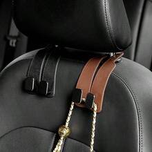 Gancho multifunción oculto universal para respaldo de asiento de coche, organizador creativo de almacenamiento para asiento trasero - Multicolor - Ver 9
