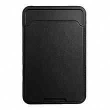 1PC Phone Case Back Adhesive Card Holder, Solid Color Leather Texture Independent Card Pouch, Self-Adhesive Card Slot For Access Card, Bus Card, Bank Card - Multicolor - View 4