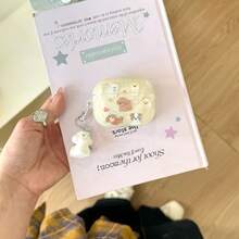 1pc Cute Dog Shaped 4/3 Protective Case, Compatible With AirPods Pro 2 Wireless Bluetooth Earphones 1/2 Generation, With Pendant - Multicolor - View 5