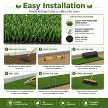 1pc High Quality Artificial Grass, Plastic Material, Reinforced And Thick, Easy To Clean, Suitable For Indoor/Outdoor Garden, Playground Decoration, Pet-Friendly Environment, Balcony And Yard As Artificial Turf. - Artificial Turf - View 10