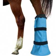 1/2 Paquete de Botas Reutilizables a Prueba de Fugas para Remojo de Cascos, Bolsas de Tratamiento de Cascos con Almohadilla de Amortiguación EVA y Banda Elástica para el Cuidado y Tratamiento de Cascos de Caballos - Multicolor - Ver 11