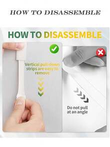 20/30pcs Poster Adhesive Strips & Replacement Strips White Sticky Strips, Damage-Free Hanging Posters, Children's Artwork, Banners & Signs, Reusable Hanging Hooks For Home Wall Decor, Wall Hanging Refill Pack, No Tools Needed, Clean Removal - A - View 7
