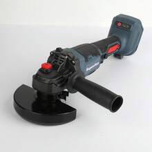 125mm 660W High Power 10000RPM Brushless Lithium Battery Angle Grinder Industrial Grade Polishing Machine Rust Removal/Tile Polishing/Home Decor Multi-Function Rechargeable Polishing Tool (Bare Tool - Battery Not Included) - Dusty Blue - View 7