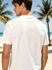 Camisetas para hombre, Conjuntos de verano para hombre, Camisetas de estilo Y2K para hombre, Camisetas de algodón, Camisetas para mujer, Estilo de los 90, Regalos para el Día del Padre, Conjuntos para festivales - Blanco - Ver 2