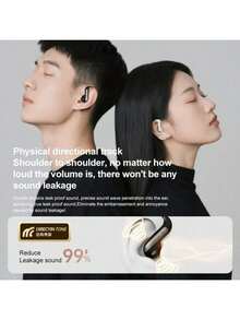 Open Ear Wireless Bluetooth Earbuds, High Fidelity Stereo In-Ear Headphones, Secure Fit, Lightweight Design, Long Battery Life, Comfortable Sports Earphones, Suitable For Music, Gaming, Calls And Commuting - View 10