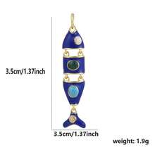 1pc Copper Fish Pendant DIY Bracelet Necklace Ankle Chain Charm, Suitable For Beach Vacation, Gift For Colleagues, Best Friends, Family And Friends - Multicolor - View 11