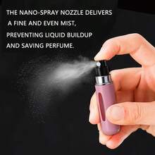 4PCS Refillable Perfume Spray Bottles, Bottom Press Filling Design, Portable Travel Size, Ideal For Perfume & Skincare Liquid, Great Gift For Friends - Multicolor - View 4