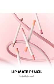Rom&Nd Lip Mate Pencil Silky Smooth Lip Liner Tahan Lama Serbaguna Riasan Bibir K-Beauty - susu panggang lembut - View 8