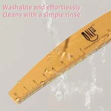 5-1pc Nail File Nail Polisher 100/180 Grit Washable, Wear-Resistant, Double-Sided With Scale And Nail Shape Template, Nail File Sandpaper Board Manicure Tool And Nail Polishing File Suitable For Manicure Beginners And Nail Salons - Multicolor - View 7