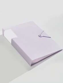 Buckle Folder A4 Document Binder Transparent Pocket 60 Pages Document Book Back To School Essential Large Capacity Multi-Functional Exam Paper Storage - Single Piece - View 17