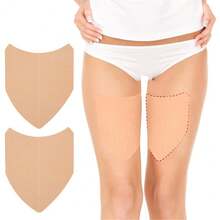 Disposable Non-Thigh Anti-Friction Pads And Disposable Breast Pads Set, Anti-Chafing Thigh Protection Pads, Soft And Breathable Anti-Friction Strips, Sweat-Proof And Invisible, Suitable For Men And Women - Various Styles - View 2
