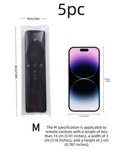 TV Remote Control Dust Cover, Remote Control Stand, Transparent Wear-Resistant Waterproof Protective Cover, Suitable For TV, High-Definition Home Set-Top Boxes, Air Conditioners, And Other Remote Controls. Dust Cover For Remote Controls. - A - View 11
