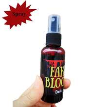 Halloween Prank Prop (Non-Cosmetic, Temporary Effect Decorative Prop Only): 3pcs/1pc Halloween Prank 30ml/Pc Artificial Fake Blood Spray, Funny Prop, Ideal Choice For Cosplay Enthusiasts And Halloween Party Participants! - Multicolor - View 5