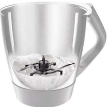 Juego de Cuchilla de Repuesto y Batidor de Leche Compatible con Thermomix TM7, TM6, TM5, TM31 | Crea Espuma de Leche Cremosa y Suave, Calidad de Barista, Apto para Lavavajillas, Accesorios de Batidor para Hacer Lattes, Cappuccinos y Chocolate - Gris - Ver 2