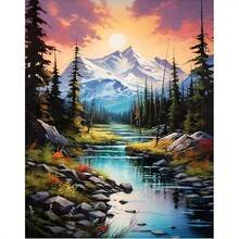 New Arrival! 5D Full Round Diamond Painting Kit, Multiple Sizes Available, Clear Letters, Vibrant Colors, Many Patterns To Choose From, Suitable For Adults And Beginners DIY Frameless Diamond Painting, Spring Home Wall Decor Craft, Graduation Gift - No Frame - View 3