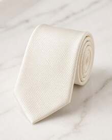 Men's Formal Ties, Versatile For Suits, Suitable For Weddings, Banquets, And Job Interviews. - 米色 - 查看 3