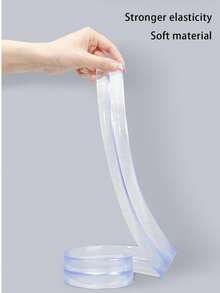 1-2pcs Clear Edge Guard Bumper Strips, Soft Furniture Table Edge Protector With Self Adhesive Silicone Tape For Desk, Cabinet, Window Sill, Wall Corner - One Size Fits All - View 9