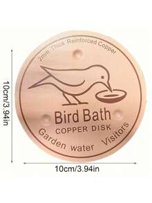 3-Point Support Stable Copper Bird Food Bowl, Suitable For All Outdoor Bird Feeders, Suitable For Gardens, Balconies, Bird Feeding Areas And Nesting Areas, Suitable For Outdoor Enthusiasts Who Love Bird Watching - Multicolor - View 9