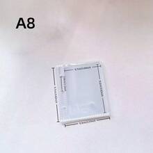 1 Set Of 3pcs A6 A7 A8 M5 Size Transparent Frosted Loose-Leaf Binder Pouches, Multi-Hole Top Loading Refill Bags, Can Store Cash, Envelopes, Coupons, Receipts And Cards School Supplies - Set - View 7