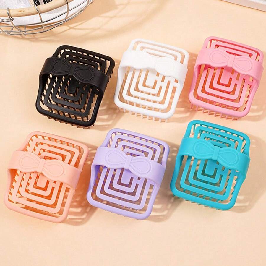 1pc Scalp Massage Shampoo Brush, Handheld Anti-Itch Shampoo Massage Comb, Suitable For All Hair Types, Hollow Design Better Fits Scalp, Dry And Wet Use Hair Comb, Suitable For Shower, Bath, Hair Washing, Hair Styling, Scalp Massage, Perfect Gift For Mother, Girlfriend And Female Friends - Multicolor - View 1