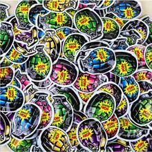 20-50-100pcs Funny Prank Exploding Grenade, Viral Toy, Creative Realistic Colorful Grenade, Loud Inflatable Self-Detonating Scare Bomb Bag - Multicolor - View 13