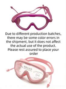 1 pièce Lunettes de natation anti-buée haute définition pour enfants, lunettes de plongée professionnelles imperméables anti-buée haute définition équipement de natation - Lunettes de natation, convient pour les enfants de 3 à 16 ans pour la natation et la plongée - Taille unique - Voir 8