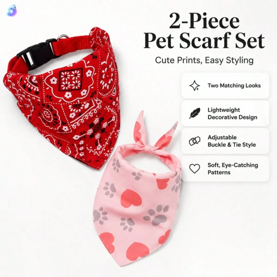 1/3 pièces Bandana réglable en triangle pour animaux de compagnie chien chat, foulard lavable, col, bavette décorative, convient pour les chats, les petits chiens, les chatons, les chiots, bandeau réglable 10