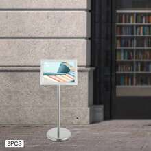 YUNRUX 8pcs Poster Stands, Poster Holders, Display Stands, Advertising Stands, DIN A4 Sign Holders - A - View 10