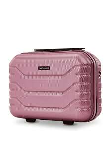 W WINGS TSA Lock Luggage Set 3 Or 4 Or Suitcase To Choose 14" 16" 20" 24" 28" Travel Luggage Polycarbonate Hard Shell, Telescopic Handle, 360 Wheels ROSE GOLD - Pink - View 12