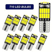 10入 T10 C5W LED燈泡 194 168 汽車儀表板車頂閱讀燈 車牌燈 停車燈 12V 車用指示燈 LED汽車燈泡 - 26SMD - 查看 1
