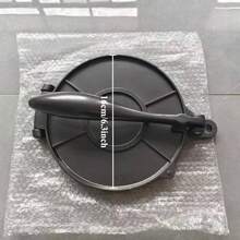 6.5 Inch Heavy Duty Aluminum Alloy Silver DIY Dough Press, Tortilla Dough Press, Roti Dough Press, Mexican Tortilla Press, Burrito Maker - Black - View 3