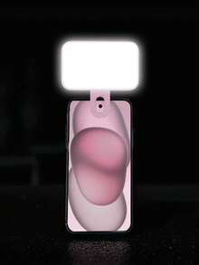 Portable Selfie Fill Light Video Conference Light, With Phone Clip, Clip-On LED Light, Suitable For Video Conferencing, 3 Lighting Modes, Rechargeable, Portable, Suitable For Laptop/Phone/Tablet/Zoom Call/Makeup - Multicolor - View 10