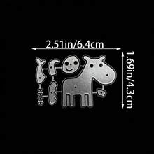 Recortes de Animais Pequenos para Cartões, Recortes para Scrapbook, Moldes para Cartões, Recortes de Metal em Formato de Folha de Lótus, Recortes para Cartões de Saudação, Modelos de Relevo, Decoração DIY para Scrapbook e Cartões de Bênção - Faça você mesmo diversos animais pequenos - Visão 17