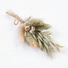 迷你人造花束 波希米亞風婚禮裝飾 男士胸花 桌上中心裝飾 蘆葦草 生日蛋糕裝飾 - HS999 - 查看 10