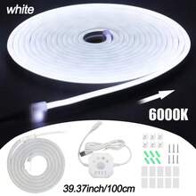 LQHZMYY 1-5m LED Motion Sensor Light Strip With Human Body Sensor Switch, Neon Chasing Flowing Water Effect, Flexible Strip, 3000K/6000K Optional, Light Flowing Meteor Effect, Chasing Light With USB Interface, Suitable For Staircase Chasing Light, Corridor Flowing Light, Balcony, Indoor/Outdoor Use, Modern Lighting Design|Flexible Neon Light Flexible Strip|Staircase Light - Induction Flowing Water Neon Lights - View 17