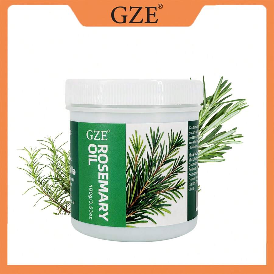 GZE迷迭香护发油，持久滋养，质地轻盈，滋养秀发，强韧发丝，可用于头皮按摩 - 綠色 - 查看 1